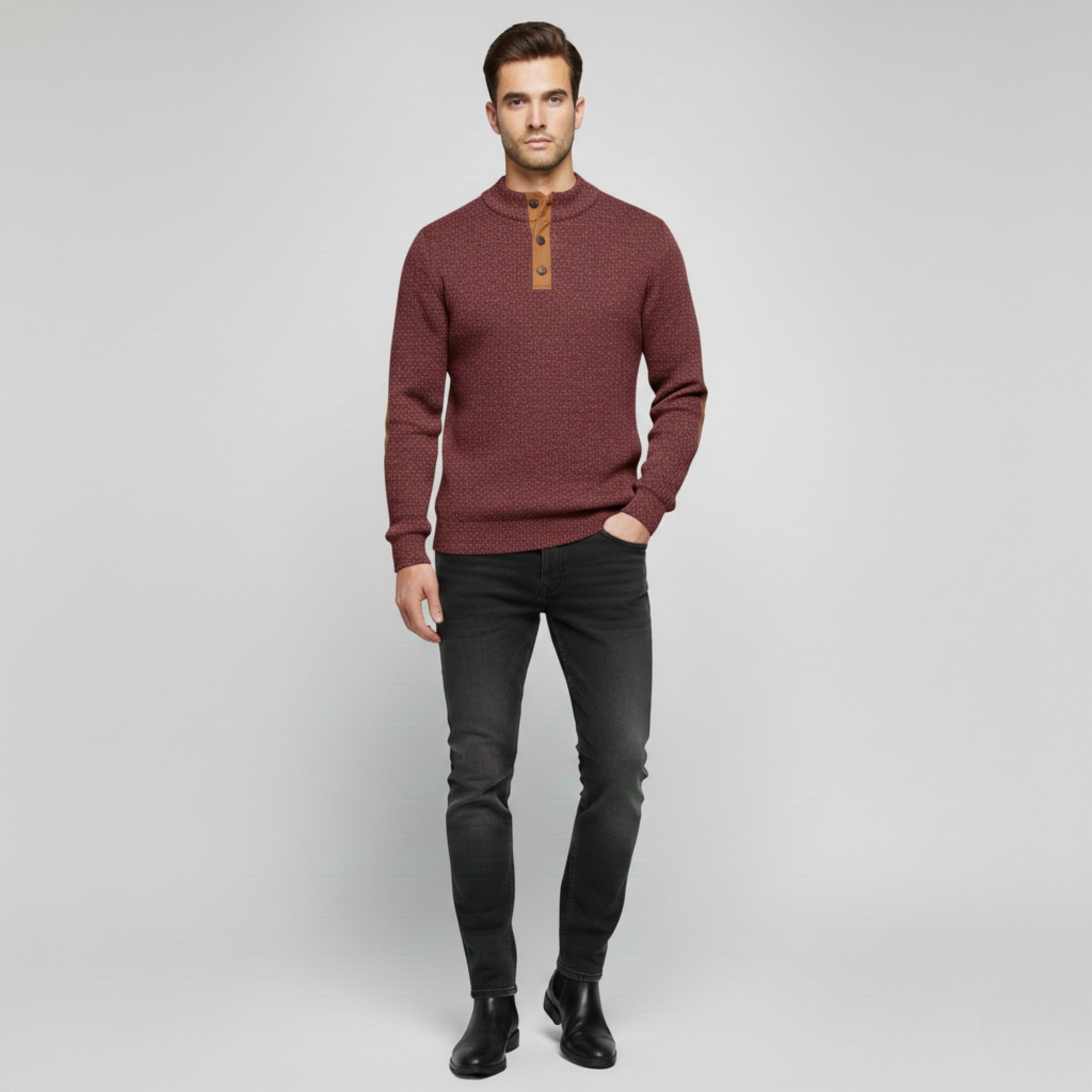 Stand Up Collar Sweater