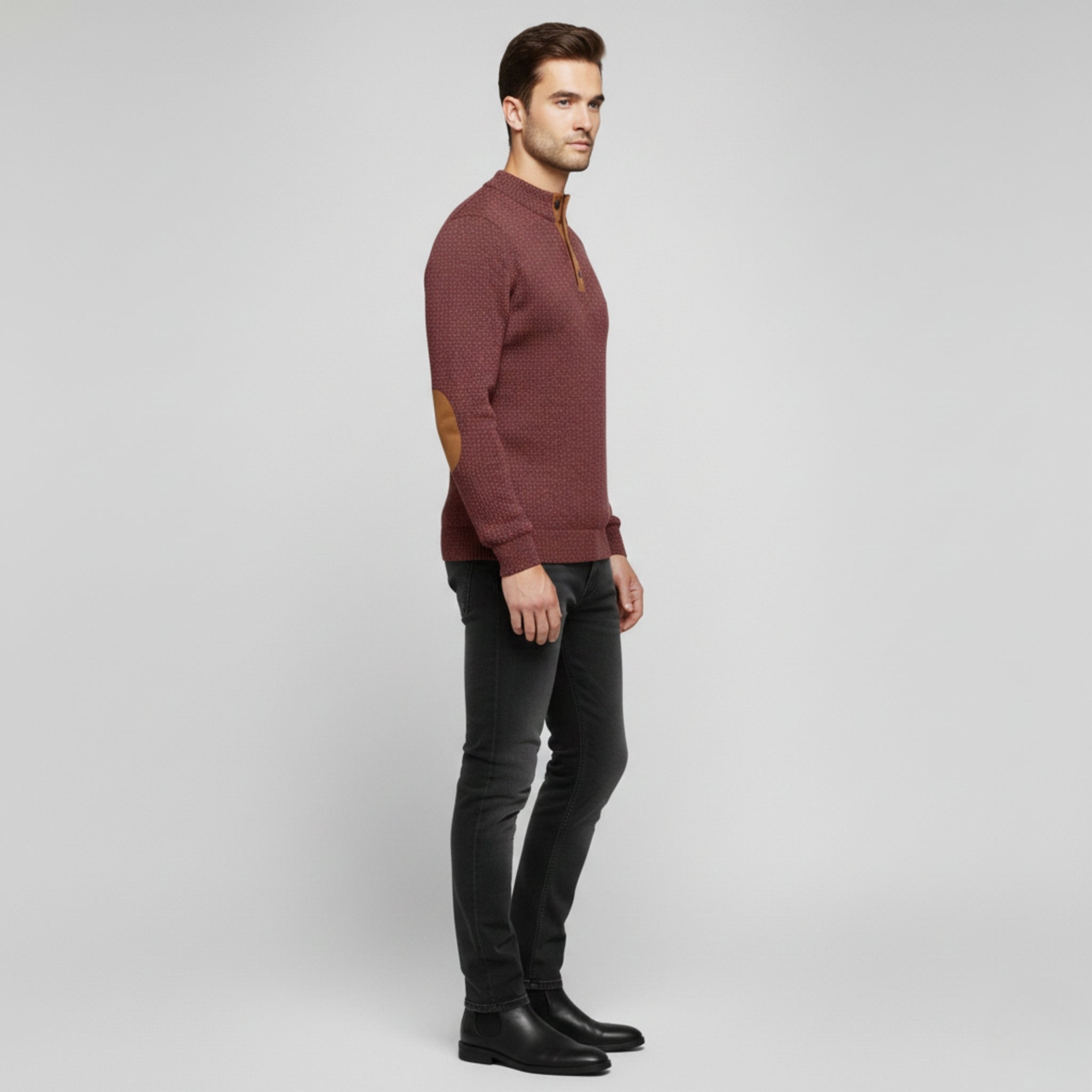 Stand Up Collar Sweater