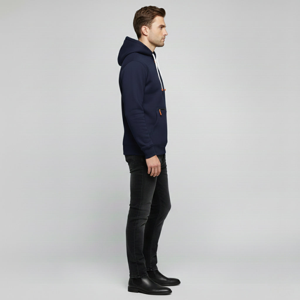 Hooded Zip Sweater