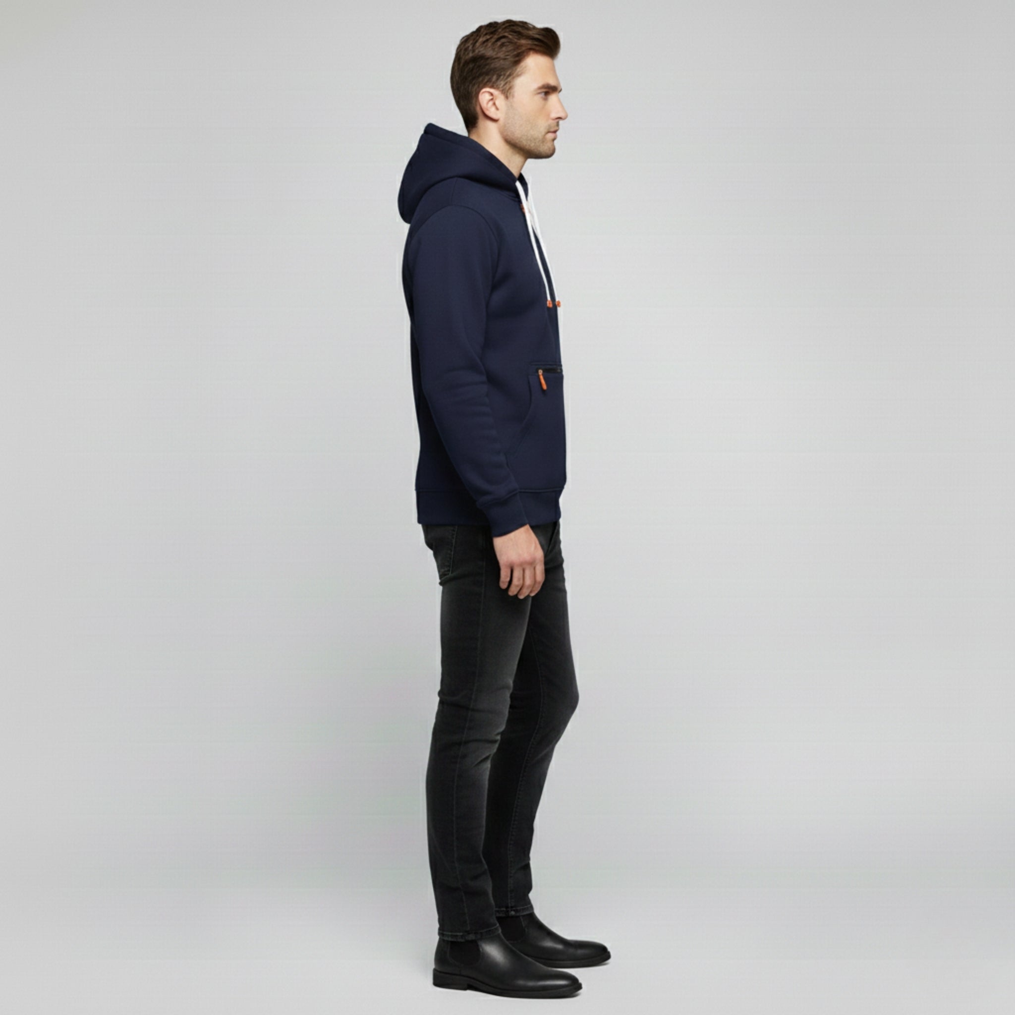 Hooded Zip Sweater
