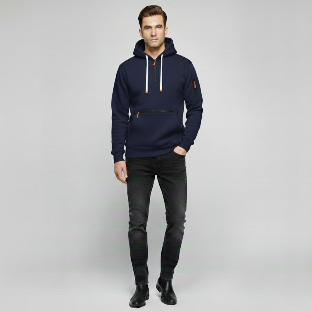 Hooded Zip Sweater