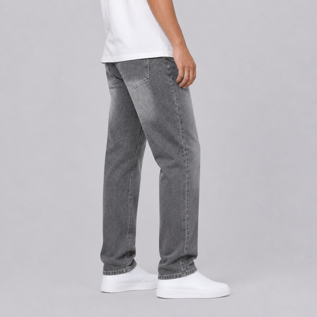 Men's Heavyweight Straight-Fit Denim Jeans